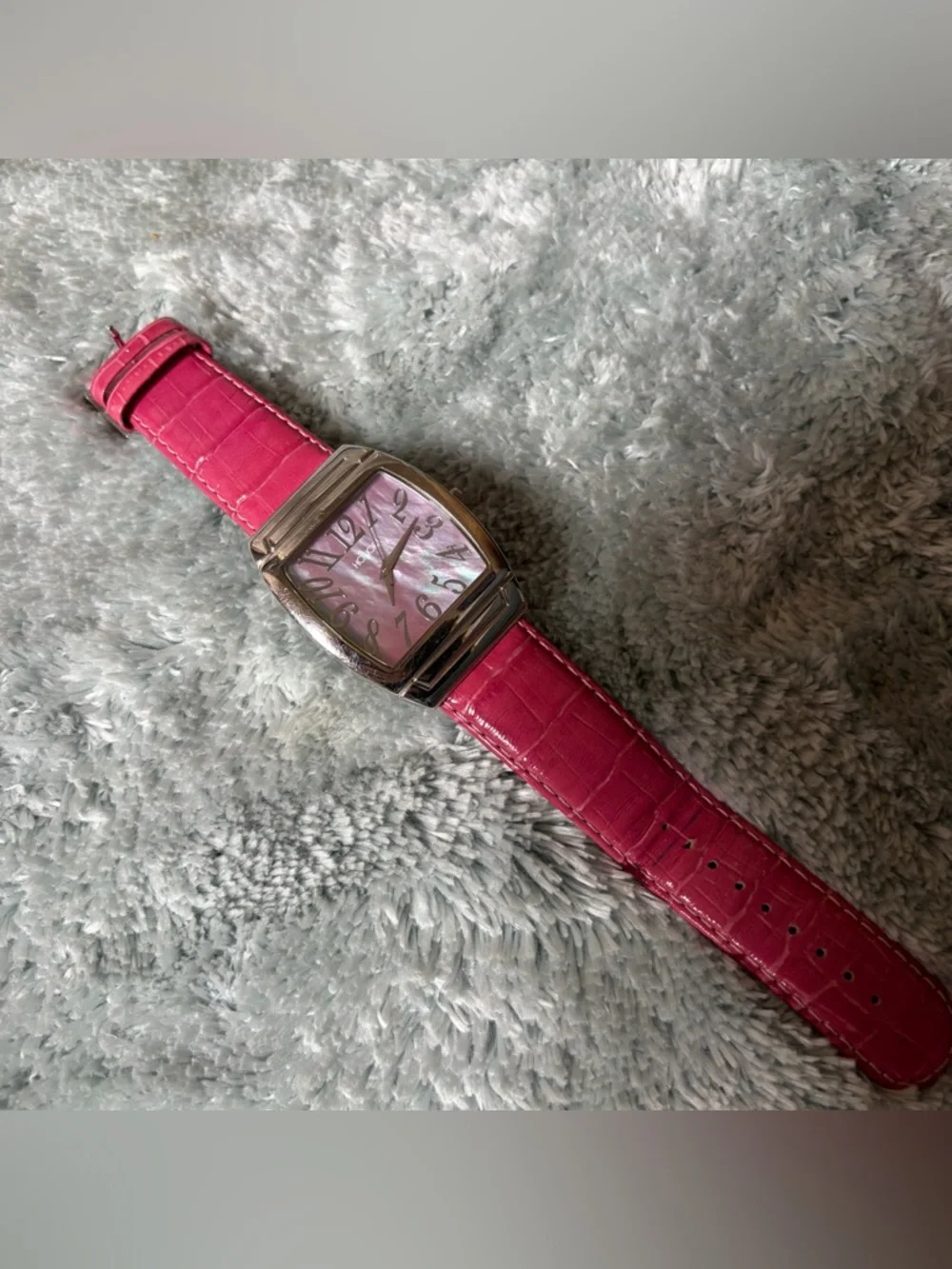 Honora Pink Mother of Pearl Stainless Steel Leather Quartz Analog Women’s Watch